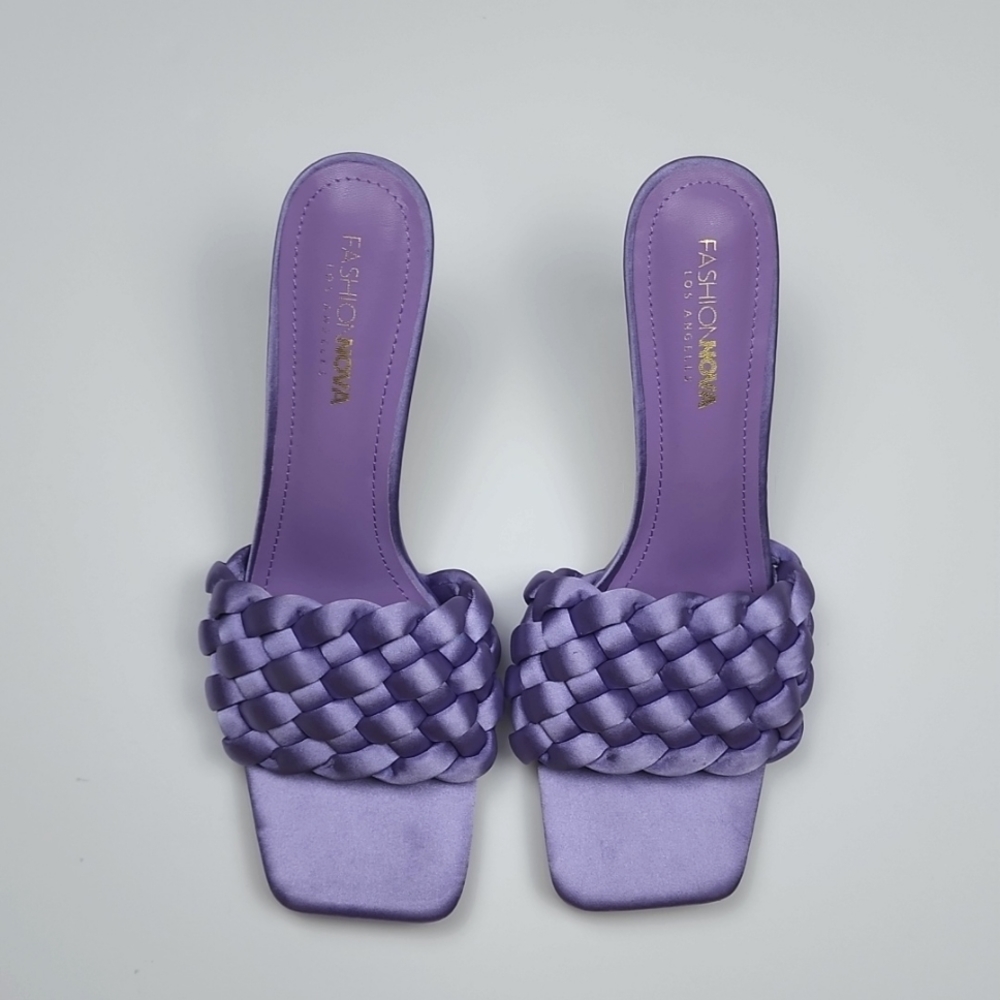 Fashion nova purple heels size 11